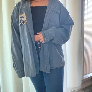 Cover up / hand painted jacket